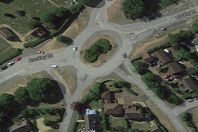 Wednesday's attack happened in Springfields in Towcester, next to the Brackley Road roundabout