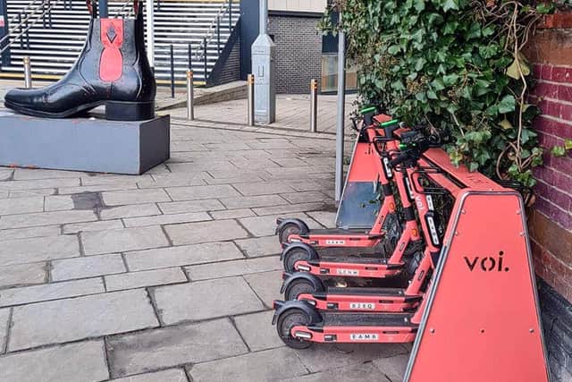The parking racks are now in four locations around Northampton.