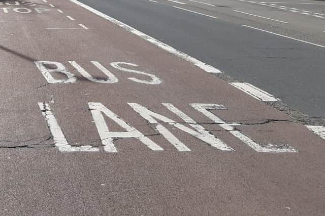 The new 24-hour bus lane from the Ardington Road junction, in Wellingborough Road, has no enforcement cameras