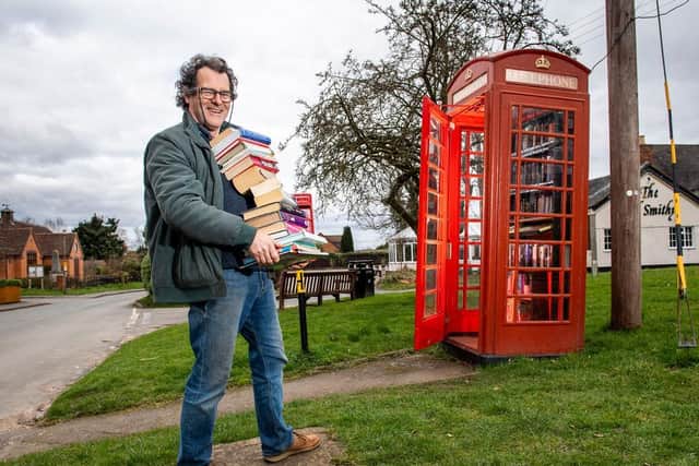 A book exchange is a popular re-use for old phone boxes. Photo: BT
