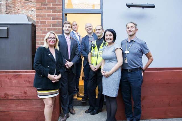Representatives from Northamptonshire Police, The University of Northampton and Northampton Borough Council at the opening of the vulnerability centre in George Row on July 13, 2018.