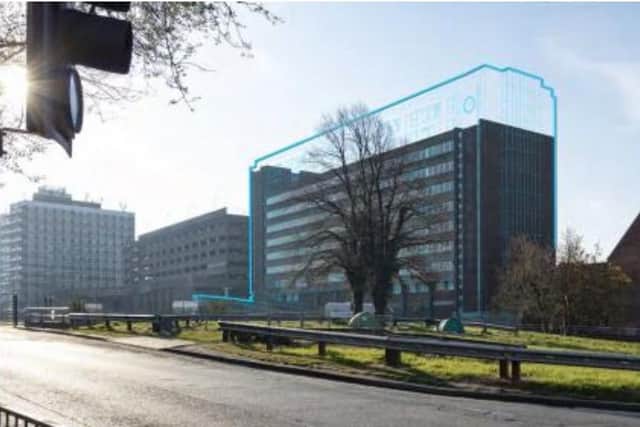 Here's how much bigger the building will be than the current building