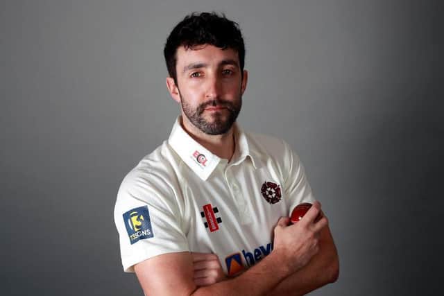 Northants bowler Ben Sanderson