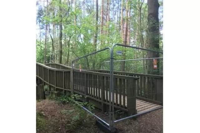 Salcey Forest's Treetop Walkway has been closed off to the public for nearly three years.