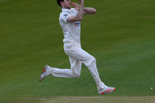 Tom Taylor in action in the pre-season friendly with Hampshire