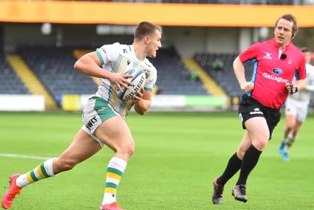 Ollie Sleightholme scored four times at Sixways