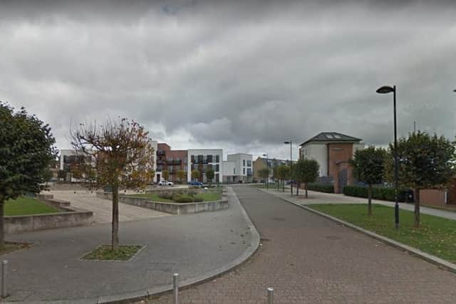 Homes were affected in the Scribers Drive and Mill Pond Drive area of Upton. Photo: Google Maps.