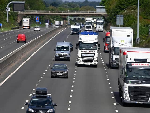 Last night's smash happened on the M1 between Daventry and the M45. Photo: Getty Images