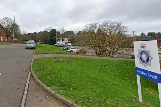 Friday's brutal attack happened yards away from Weston Favell police station