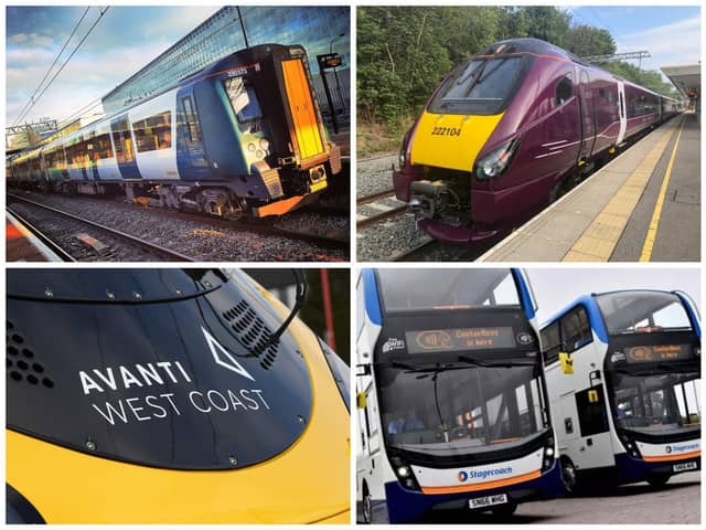 Northamptonshire's trains and buses will be operating special timetables over the Easter break