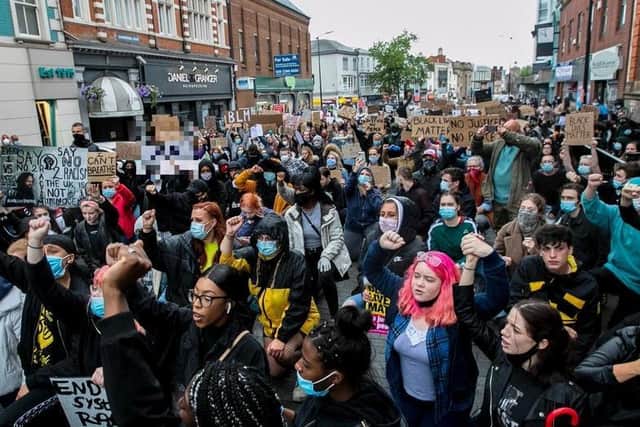 Northampton's Black Lives Matter protest in June last year