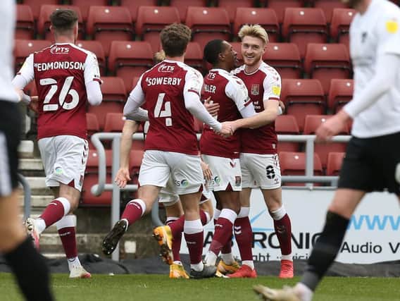 Ryan Watson is the Cobblers' top scorer in the league this season, with six goals