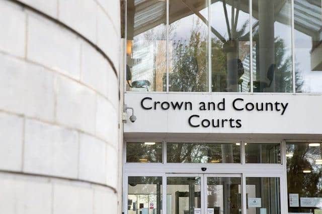 A Northamptonshire man who sent hundreds of threatening texts to his former partner has been jailed.