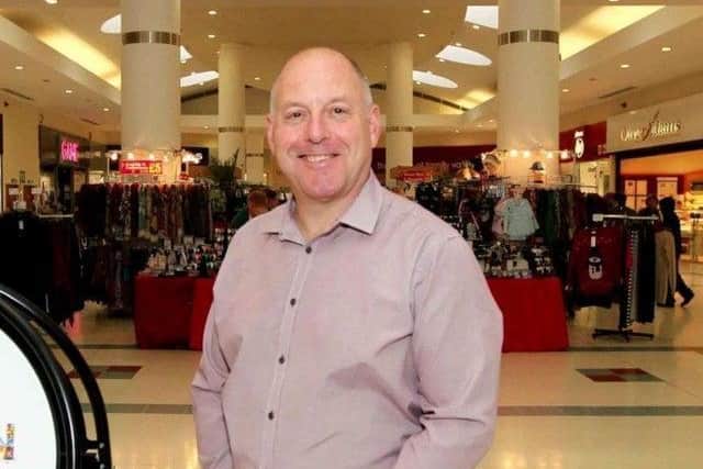 Kevin Legg, manager of Weston Favell Shopping Centre