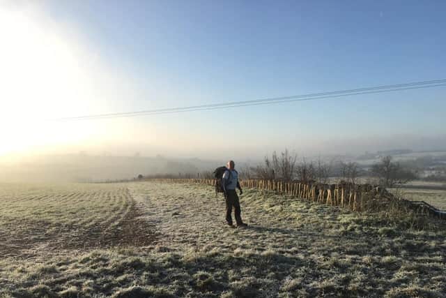 Gareth Humphrey on one of his walks
