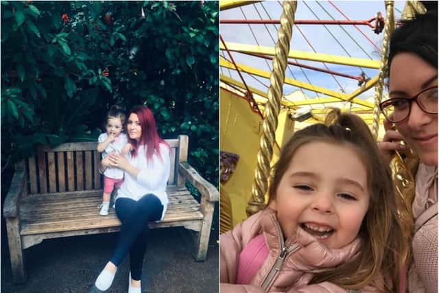 Jade, who has set up a non-profit company to help children with mental health issues, with her daughter Luna-Mae, who is a 'massive inspiration' to her mum.