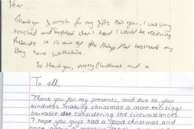 Jade received a lot of thank you letters from her Christmas appeal. She wants the public to see the letters to show them how much their donations mean to the children.
