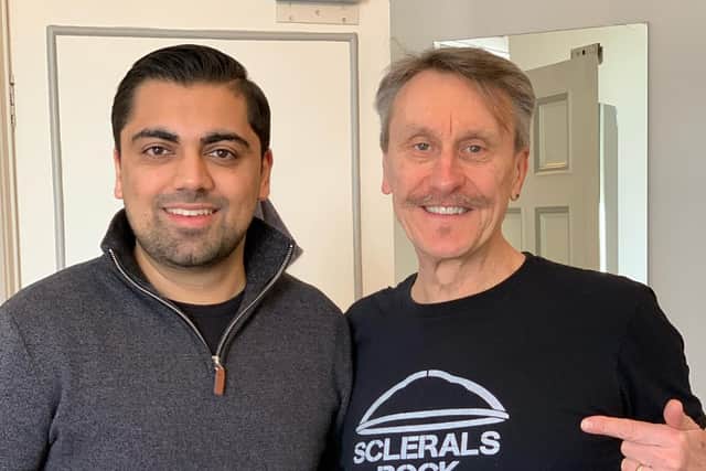 Trainee Hasham and director of TK&S Brian Thompkins.