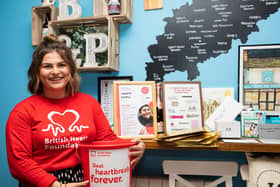 Lucy pictured at Bread & Pullet on Wednesday night as she gears up to help the British Heart Foundation with their fundraising efforts. Pictures by Leila Coker.