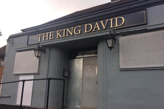 After years of troubled dealings, the King David Pub has been marked to become flats.