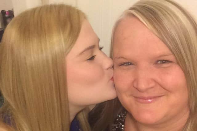 Clare and her daughter Aime who is 24.