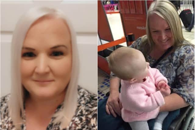 Clare's granddaughter, Niamh, who is now four, wants to be able to hold her nanny's hand rather than her crutches.