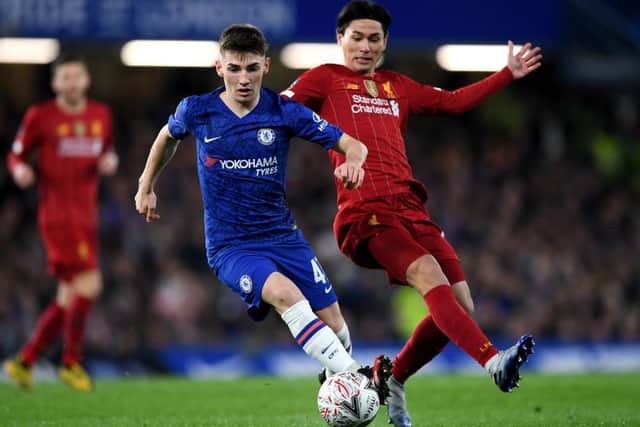 Teenager Billy Gilmour was impressive for Chelsea against Liverpool