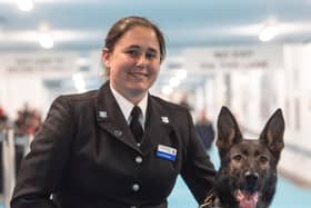 PC Lucy Sculthorpe and PD Harper