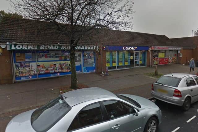 Lorne Road Mini Market has been targetted by burglars.