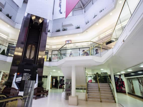 Only a handful of shops remain open in the shopping centre after big-name shops like Dorothy Perkins, Next and Laura Ashley closed.