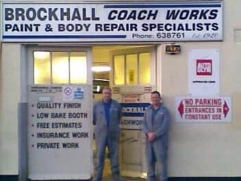 (left to right): Earle and Lee Desborough are the third generation to work at Brockhall.