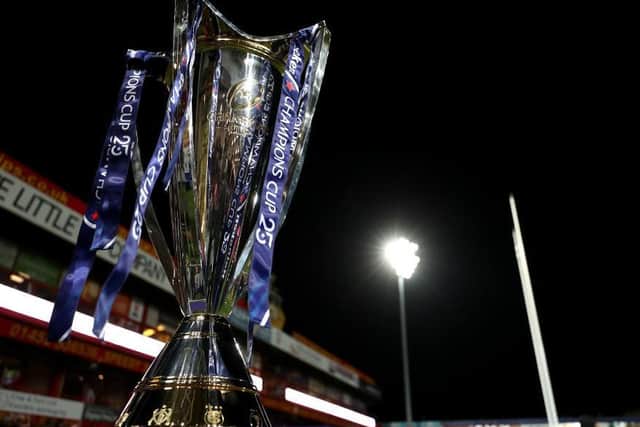 The Heineken Champions Cup trophy