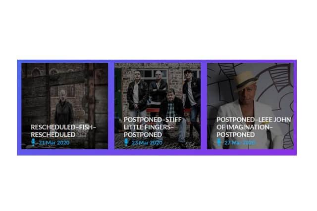 Roadmender's website confirms gigs off