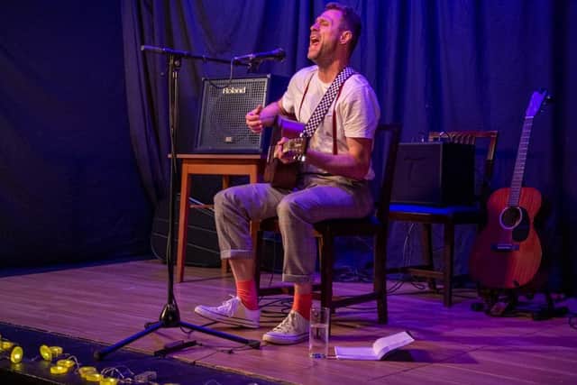 Support act Keiron Farrow. Picture: David Jackson