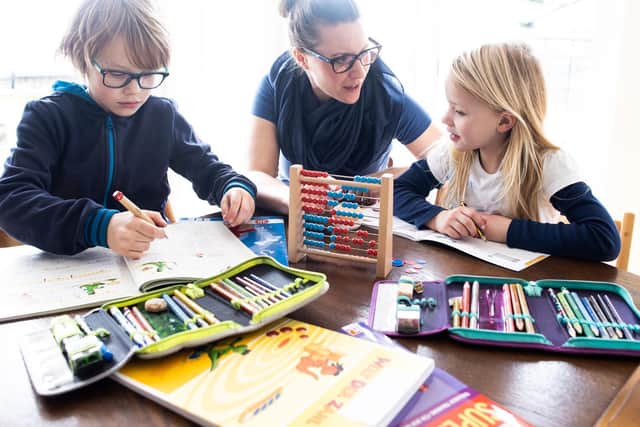 Many children will have to be educated from home starting on Monday (March 23).