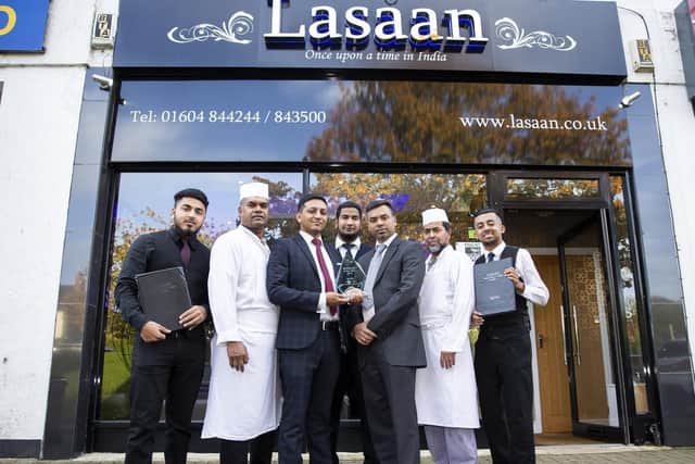 The Lasaan team, after being named Restaurant of the Year 2019 by the Chronicle & Echo
