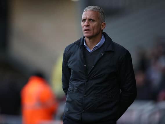 Northampton Town manager Keith Curle.