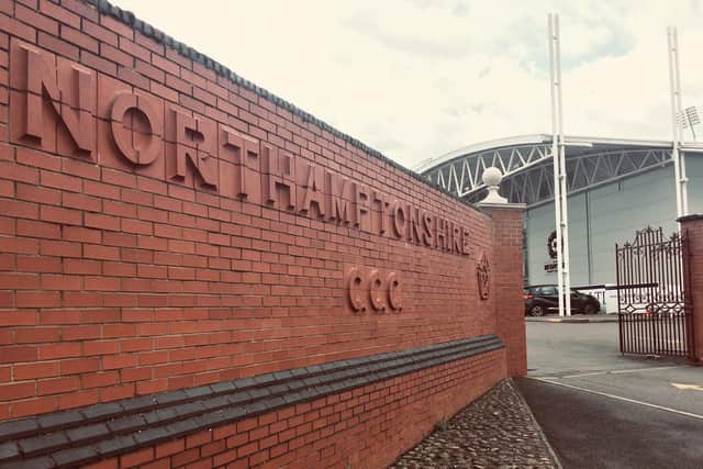 Northants' players have been told to train at home for the next four weeks