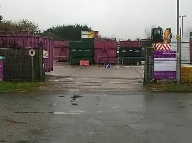Wellingborough's recycling centre