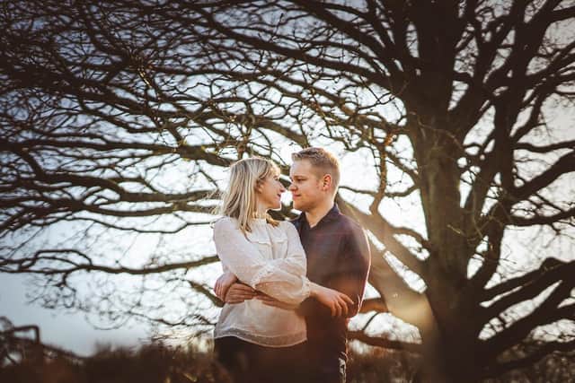 Rebecca Long and Thomas Hansom have had their June wedding cancelled. Photo: First Sight Weddings.