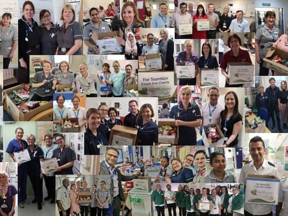 Northampton General Hospital has had more than 100 applications to become a volunteer in just three days. PIcture by NGH NHS Trust.