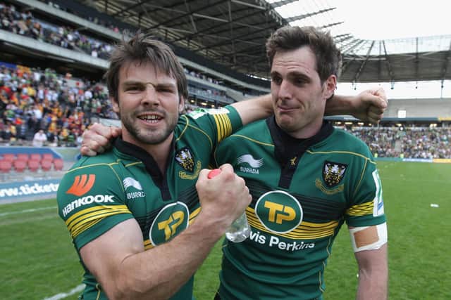 Ben Foden and Jon Clarke