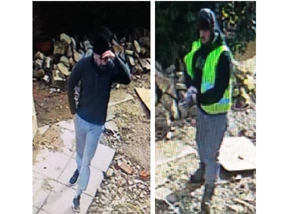 Police issued CCTV images of two men they want to speak to