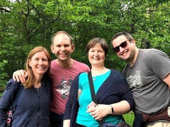 The Family Life at Home and Toddle About team. (L-R) Ruth Freed, Tim Freed, Claire Wadey and Alec Wadey