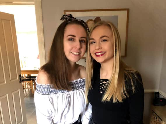 Bethan (left) and Holly Botterill have set up a 'good news' newsletter