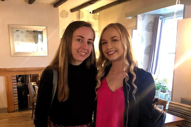 Bethan (left) and Holly Botterill have set up a 'good news' newsletter
