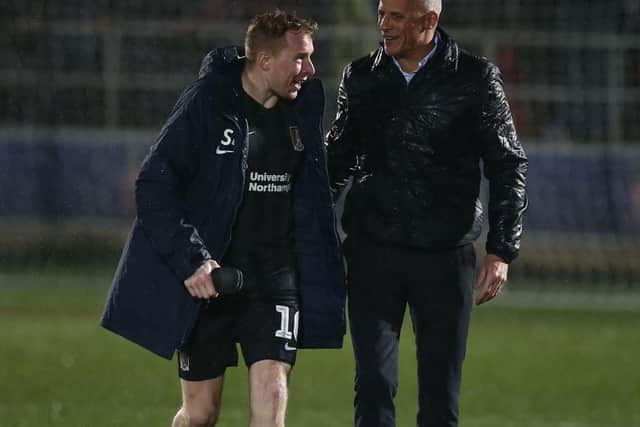 Nicky Adams has built up a close relationship with Keith Curle.
