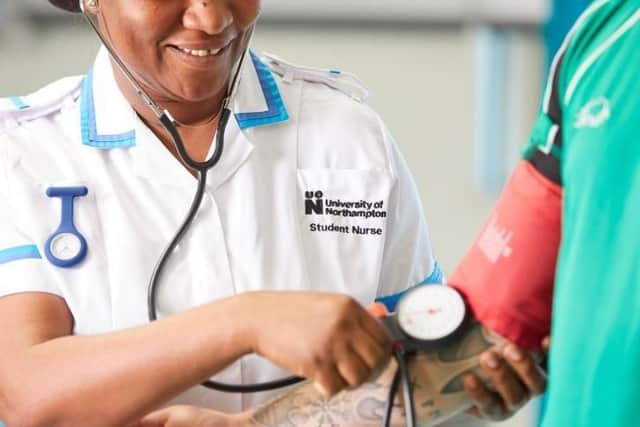 Student nurses from the University of Northampton have volunteered to help during the pandemic.