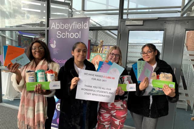 The pupils also raised more than 1,000 for the charity.