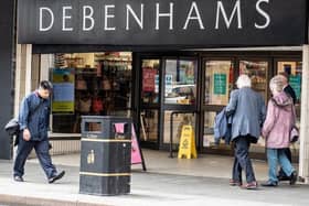 Northampton's Debenhams store in the Drapery